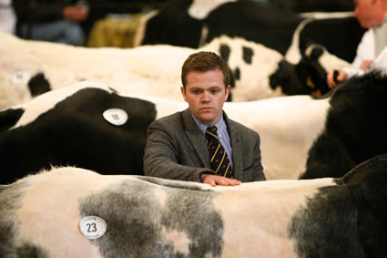 Boomer Birch from Staffordshire judging