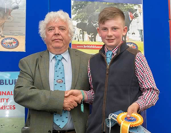 3rd prize Young Handler - Joe Pattinson